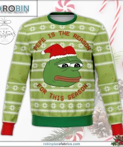 pepe the frog dank ugly christmas sweater 52 1NU6j