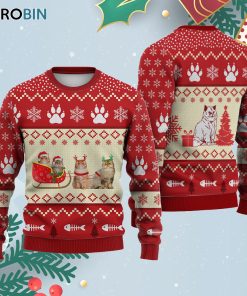 Persian Cat Reindeer Ugly Christmas Sweatshirt – Sweater