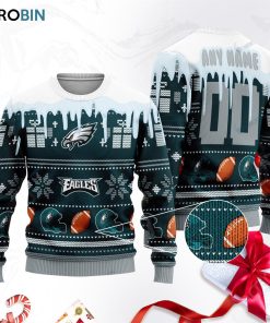 philadelphia eagles ugly christmas sweater sweatshirt swt bcz2d5