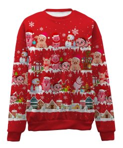 Pig Cute Christmas Ugly Christmas Sweatshirt – Sweater