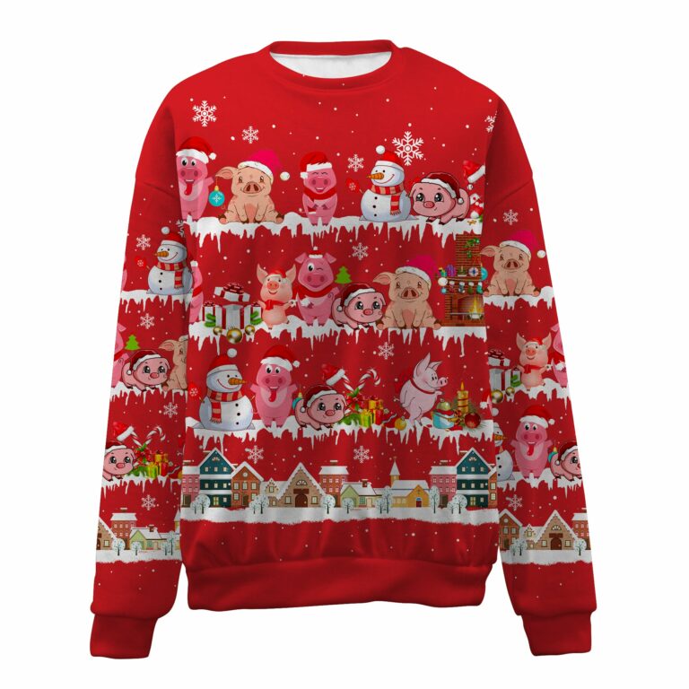 Pig Cute Christmas Ugly Christmas Sweatshirt – Sweater