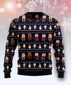 Pigs Cute Christmas Ugly Sweatshirt, Sweater