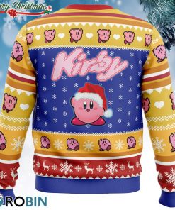 pink puff christmas kirby ugly christmas sweater 3 iQvx4