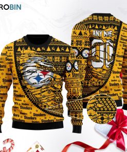 pittsburgh steelers football ugly christmas sweater sweatshirt swt iix8df