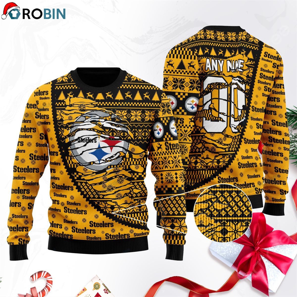 Pittsburgh Steelers Football Ugly Christmas Sweater, Sweatshirt SWT144 ...