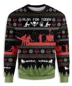 Plan For Today 3D Print Ugly Christmas Sweater RB5328 Plan For Today 3D Print Ugly Christmas Sweater RB5328