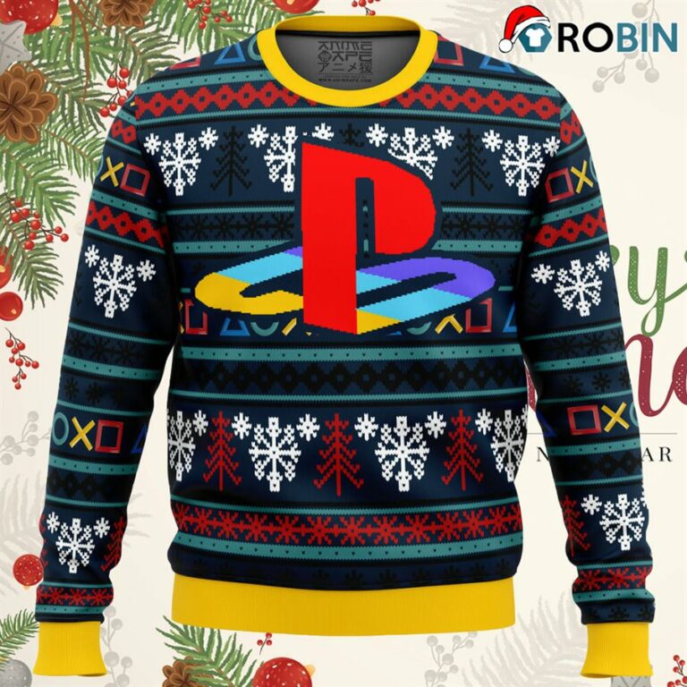 Playstation Ugly Christmas Sweatshirt, Sweater