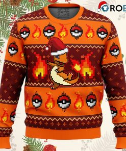 Pokemon Charmander Ugly Christmas Sweatshirt, Sweater