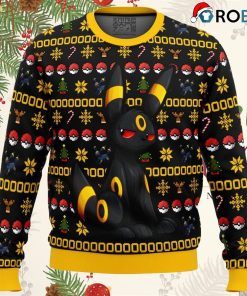 Pokemon Christmas Umbreon Ugly Christmas Sweatshirt, Sweater