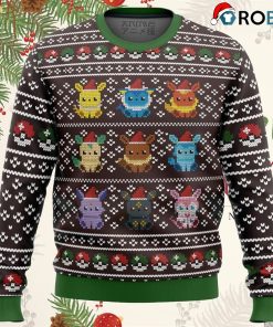 Pokemon Eeveelution Ugly Christmas Sweatshirt, Sweater