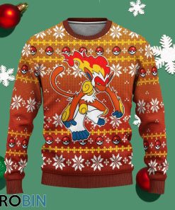 pokemon infernape anime ugly christmas sweater xmas gift 1 vs7tjn