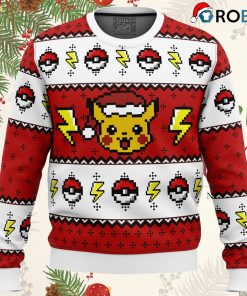 Pokemon Pikachu Ugly Christmas Sweatshirt, Sweater
