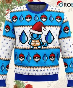Pokemon Squirtle Ugly Christmas Sweatshirt, Sweater Pokemon Squirtle Ugly Christmas Sweatshirt, Sweater