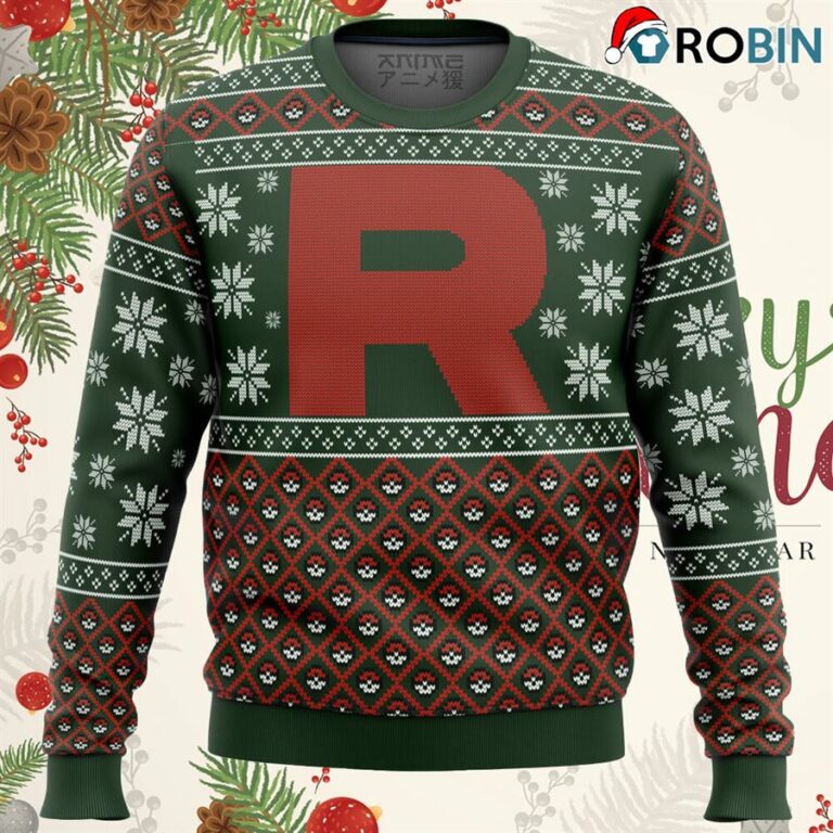 Pokemon Team Rocket Ugly Christmas Sweatshirt, Sweater