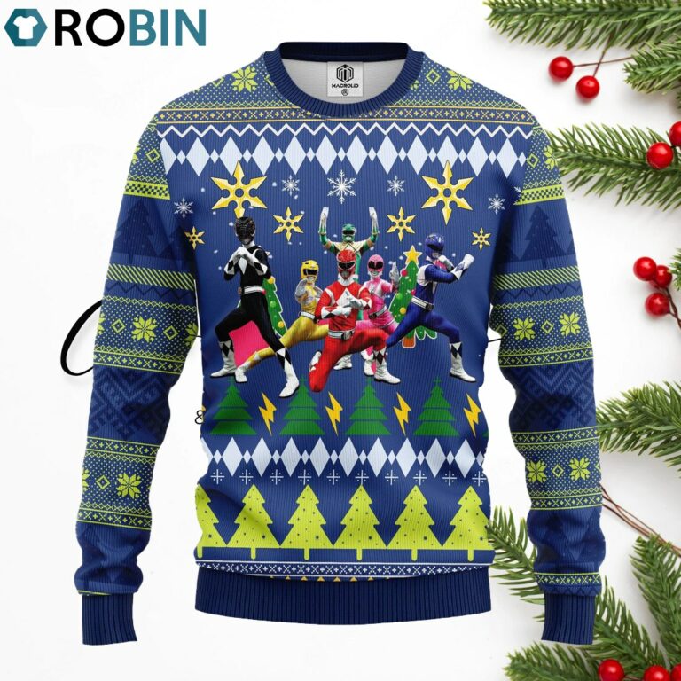 Power Rangers Ugly Christmas Sweater
