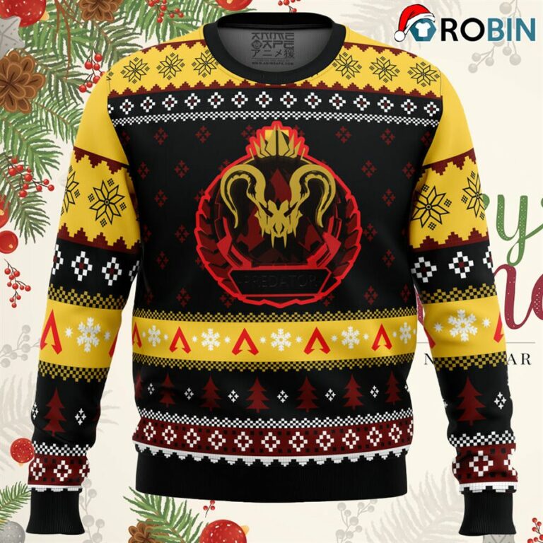 Predator Rank Apex Legends Ugly Christmas Sweatshirt, Sweater