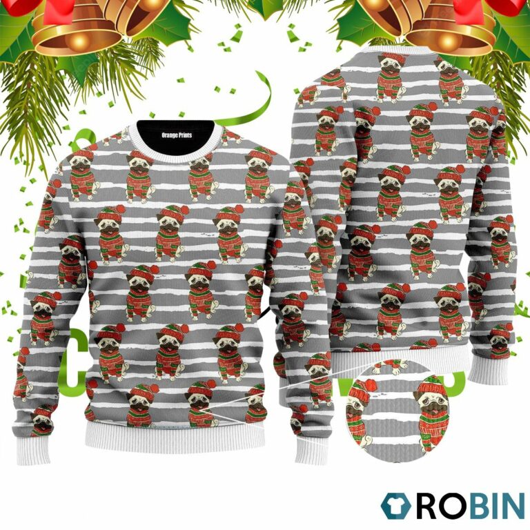 Pug You Look So Ugly Christmas Sweater RB4024