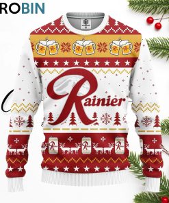 rainier beer ugly christmas sweater 1 zd3og6