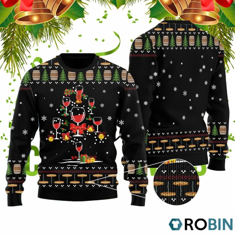 Red Wine Ugly Christmas Sweater RB4440