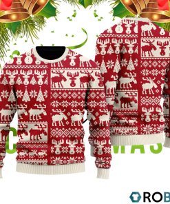Redmas Fancy 3D Print Ugly Christmas Sweater RB2048