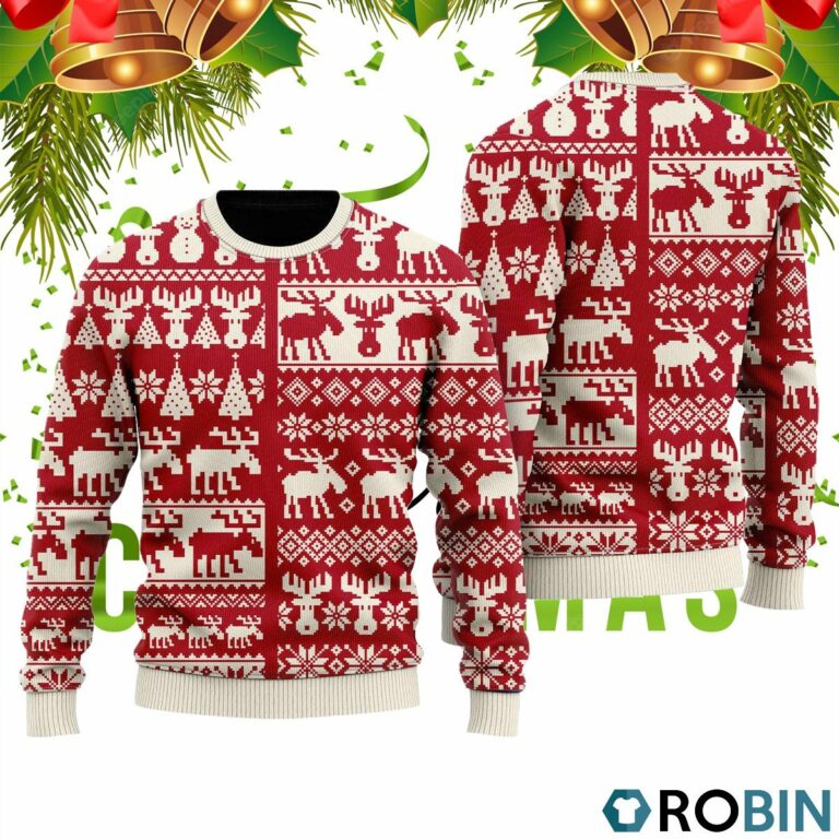 Redmas Fancy 3D Print Ugly Christmas Sweater RB2048