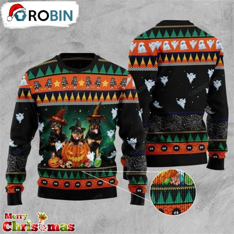 Rottweiler Ugly Christmas Sweater – Xmas Ugly Sweater