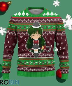 sailor pluto ugly christmas sweater sailor moon anime xmas gift 1 sdvwwp