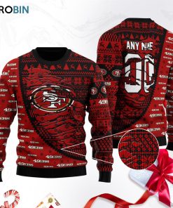 san francisco 49ers football ugly christmas sweater sweatshirt swt veeyc8