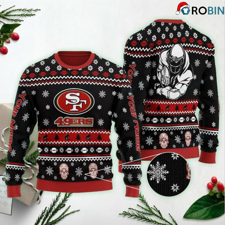 San Francisco 49ers Personalized Ugly Xmas Sweaters SWT25