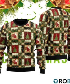 Santa Christmas Pattern Ugly Christmas Sweater RB2023