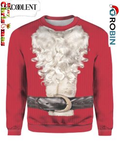 Santa Claus Christmas Ugly Christmas Sweater – Christmas Outfits Gift