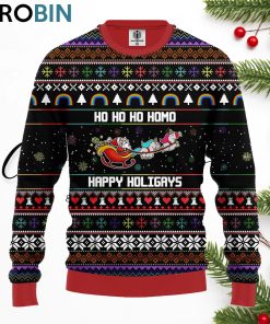 santa claus funny hohoho ugly christmas sweater 1 xywwh3