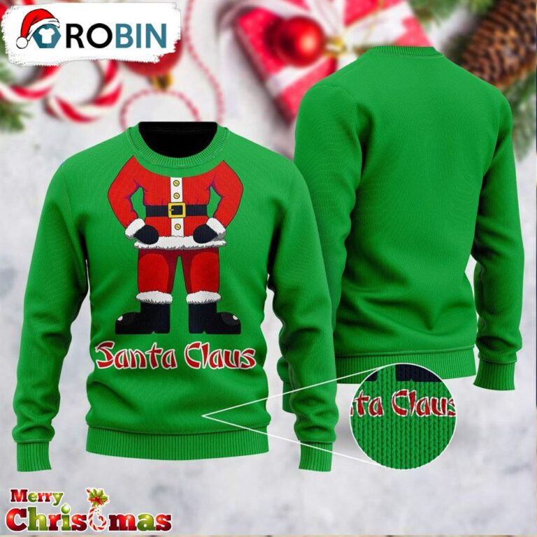 Santa Claus Ugly Christmas Sweater Unisex – Xmas Ugly Sweater