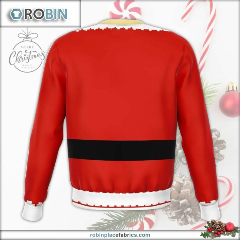 Santa Drip Dank Ugly Christmas Sweater