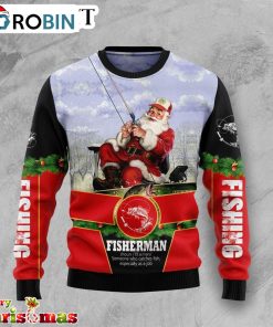 Santa Fisherman Christmas Sweater – Best Xmas Gift