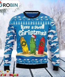 Santa Fist Ugly Christmas Sweater – Xmas Jumper Holiday Pullover
