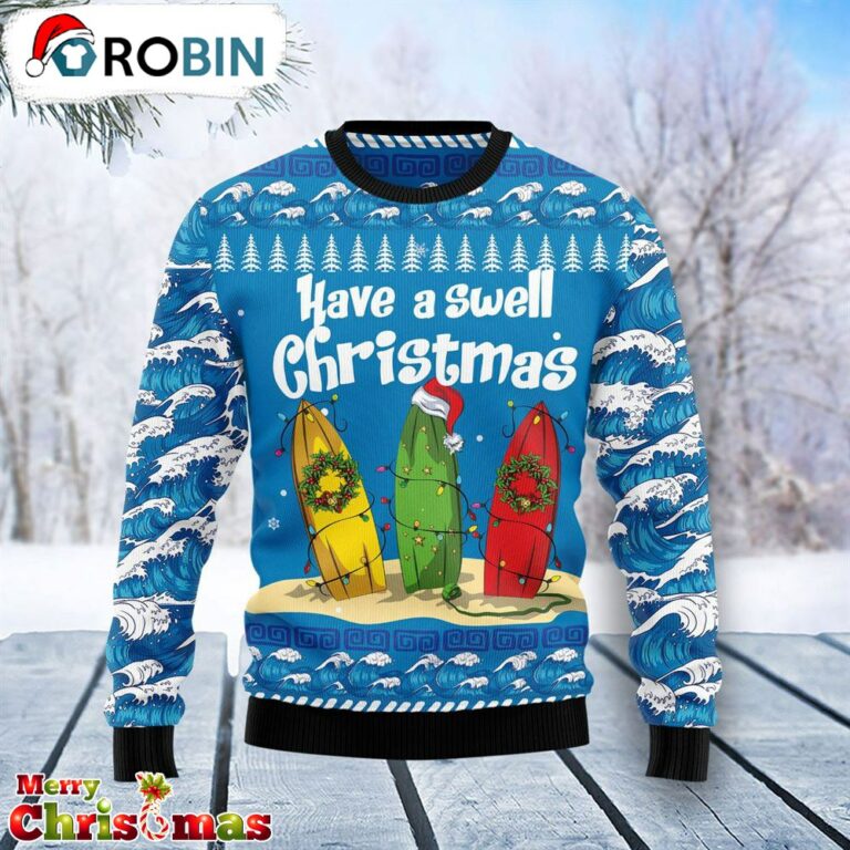 Santa Fist Ugly Christmas Sweater – Xmas Jumper Holiday Pullover