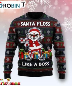 Santa Floss Ugly Christmas Sweater – Best Xmas Gift