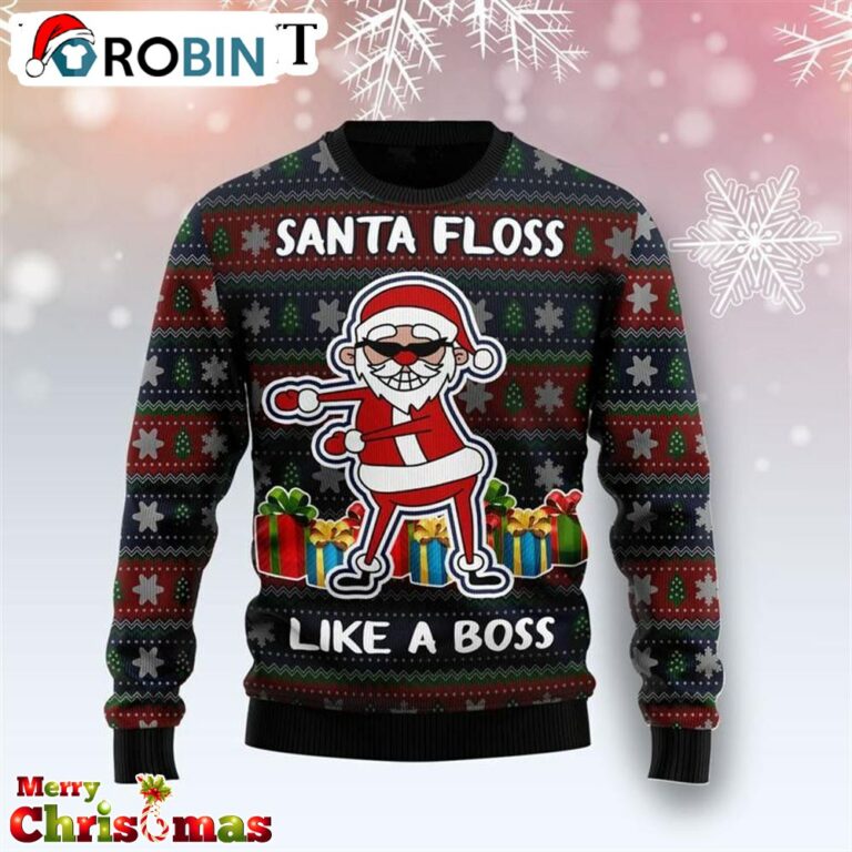 Santa Floss Ugly Christmas Sweater – Best Xmas Gift