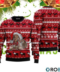 Santa Goat 3D Print Ugly Christmas Sweater RB4348