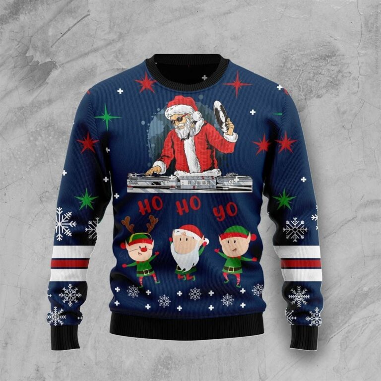 Santa Party Club Christmas Ugly Sweatshirt, Sweater