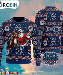 Santa Says Take A Pricture, Jesus And Santa Ugly Christmas Sweater – Best Gift For Christmas