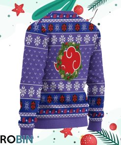 Sasuke Akatsuki Ugly Christmas Sweater Naruto Anime Xmas Gift
