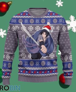 sasuke rinnegan ugly christmas sweater naruto anime xmas gift 1 np9omh