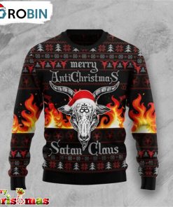Satan Claus Unisex Ugly Christmas Sweater  – Gift For Christmas