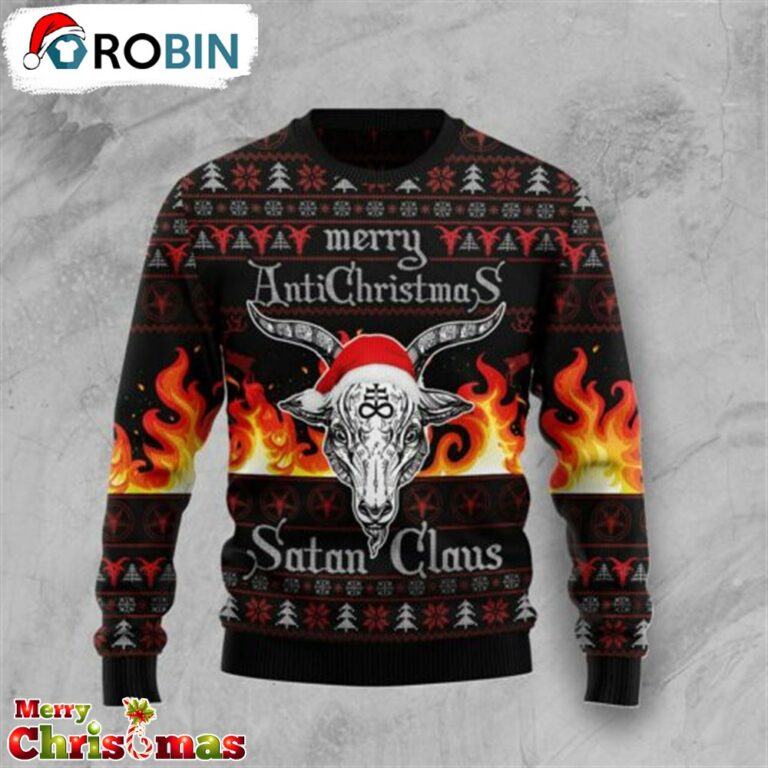 Satan Claus Unisex Ugly Christmas Sweater  – Gift For Christmas