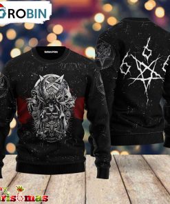 Satanic Skull Ugly Christmas Sweater – Xmas Ugly Sweater