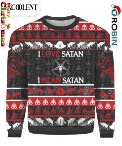 Satanic Tribal Red Ugly Christmas Sweater – Christmas Outfits Gift