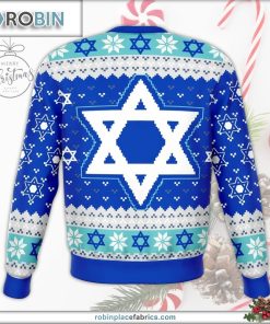 say it in yiddish funny ugly christmas sweater 182 kpX06