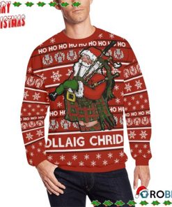 Scotland Christmas Nollaig Chridheil Ugly Sweatshirt, Sweater